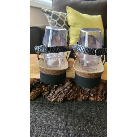 ABEO Biosystem T Strap Slingback With Buckle Leather Upper Size 11 Sandals - Picture 7 of 12